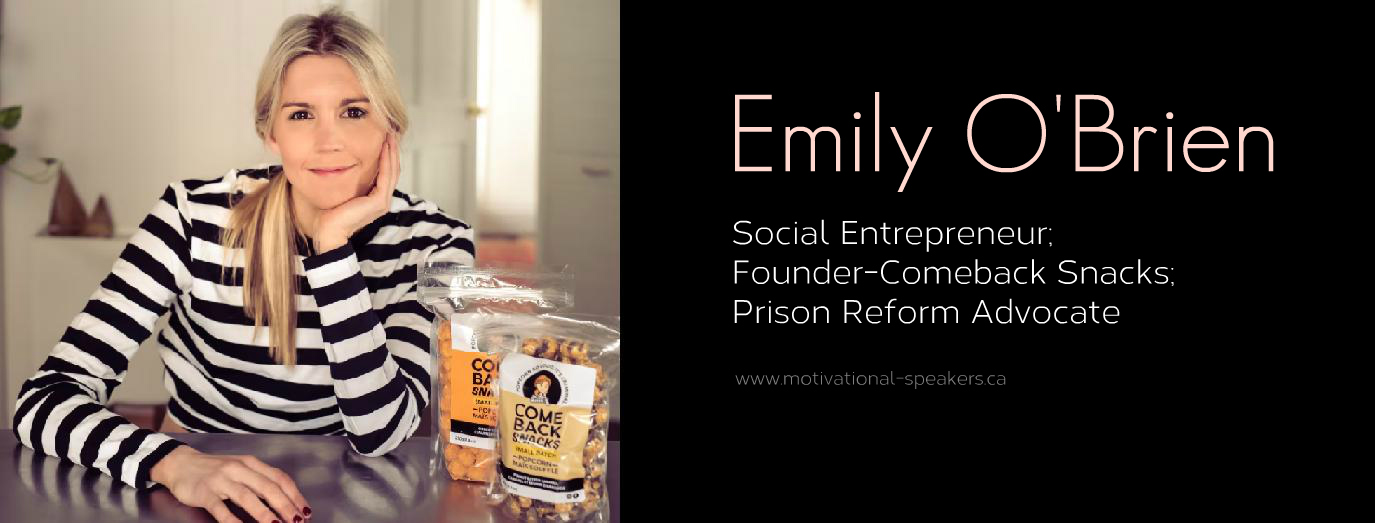 Comeback Snacks Founder & Speaker Emily O